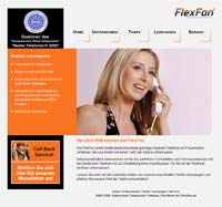 Layout der FlexFon GmbH